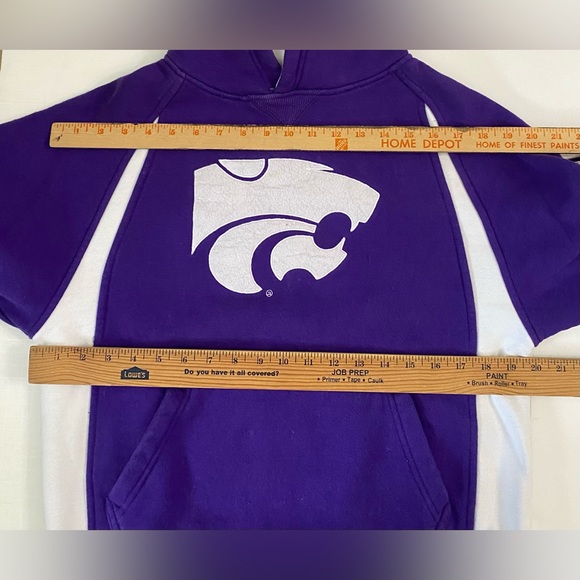 Colosseum Athletics K-State Wildcats Purple Hoodie Pullover Sweatshirt Youth L - Picture 6 of 10
